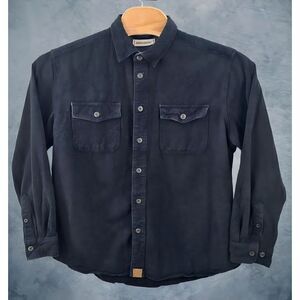 Dakota Grizzly Shirt Mens Size XL Black Button-Up Long Sleeve Outdoors Warm Hike